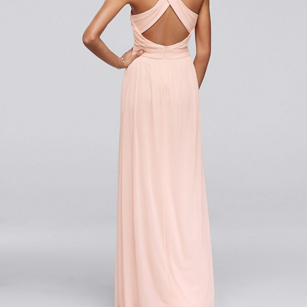 David's Bridal wine color size 10 bridesmaid dress